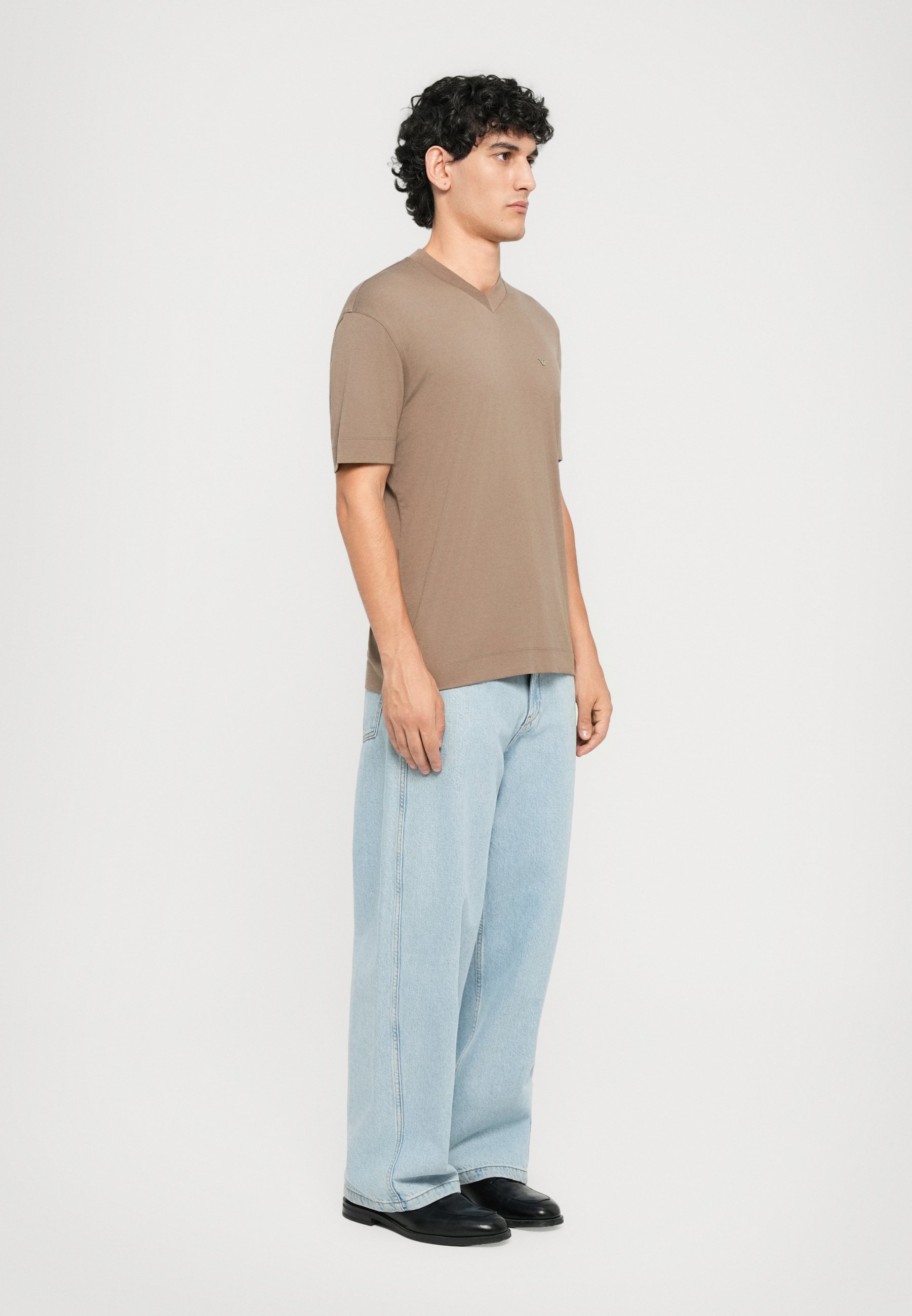 Emporio Armani Basic T-shirt - walnoot