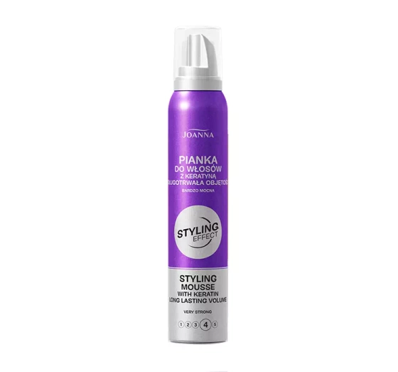 Joanna Styling Effect pianka do włosów długotrwała objętość Very Strong 150ml