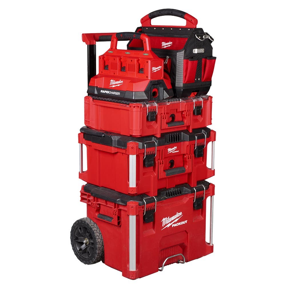 Încărcător rapid MILWAUKEE PACKOUT™ cu 6 stații M18PC6