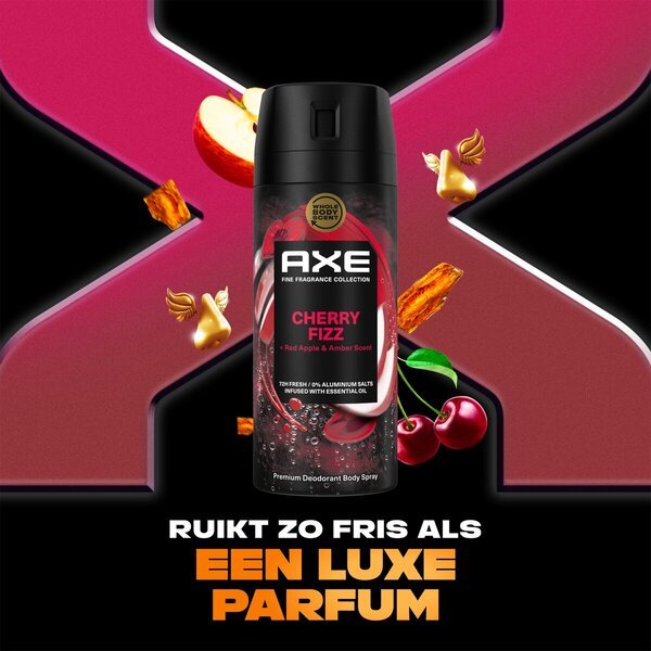 Axe Fine Fragrance dezodorant v spreju za telo z vonjem češnje, 150 ml