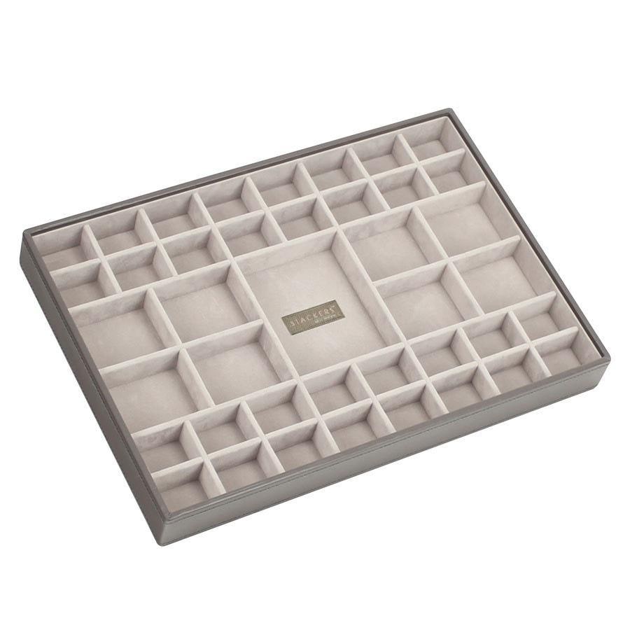 Set di accessori moda Stackers in visone e grigio, oversize, 41 pezzi - 1 pezzo