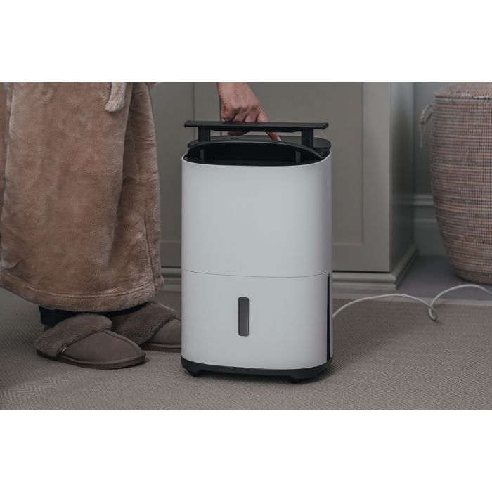 Deumidificatore MeacoDry Arete® Two da 12 litri, app per dispositivi mobili, funzionamento silenzioso, filtro HEPA, asciugatura rapida, basso consumo energetico, per 1-3 stanze.
