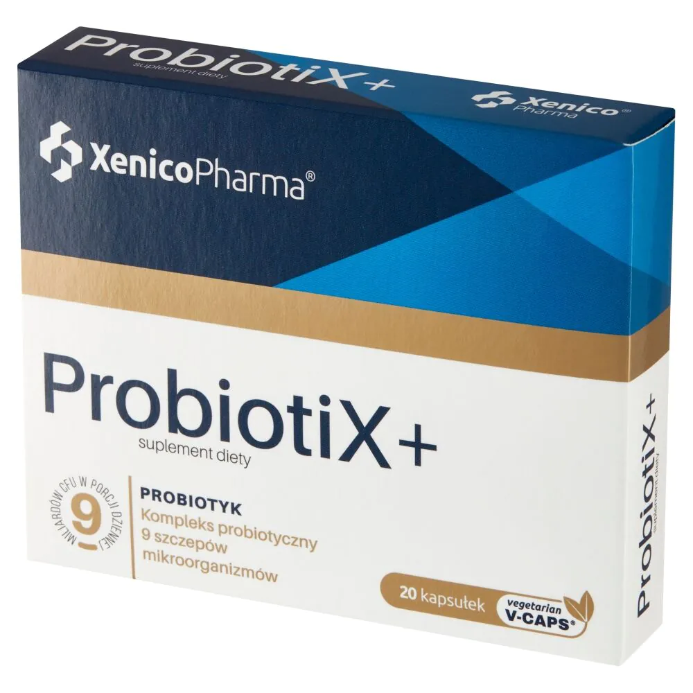 ProbiotiX+ Suplement diety zawierający kompleks probiotyczny, 20 Kapsułek