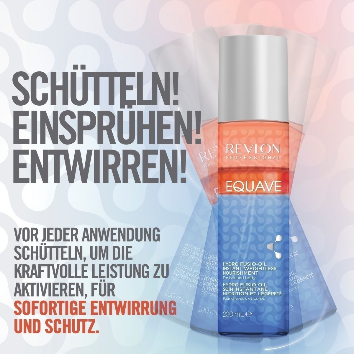 Revlon Professional regenerator bez ispiranja Equave 3 Phases Hydro Fusio-Oil Instant regenerator - 200 ml