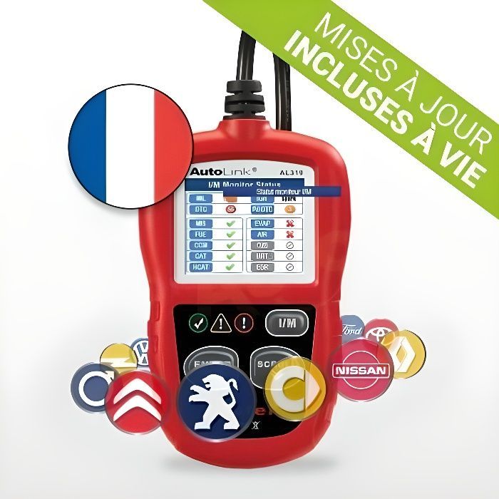 Autel AutoLink AL319 Diagnostic Tool - Multi-brand Diagnostic Tool
