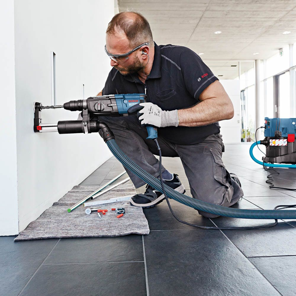 BOSCH Staubabsaugvorrichtung für SDS-Plus-Bohrhämmer