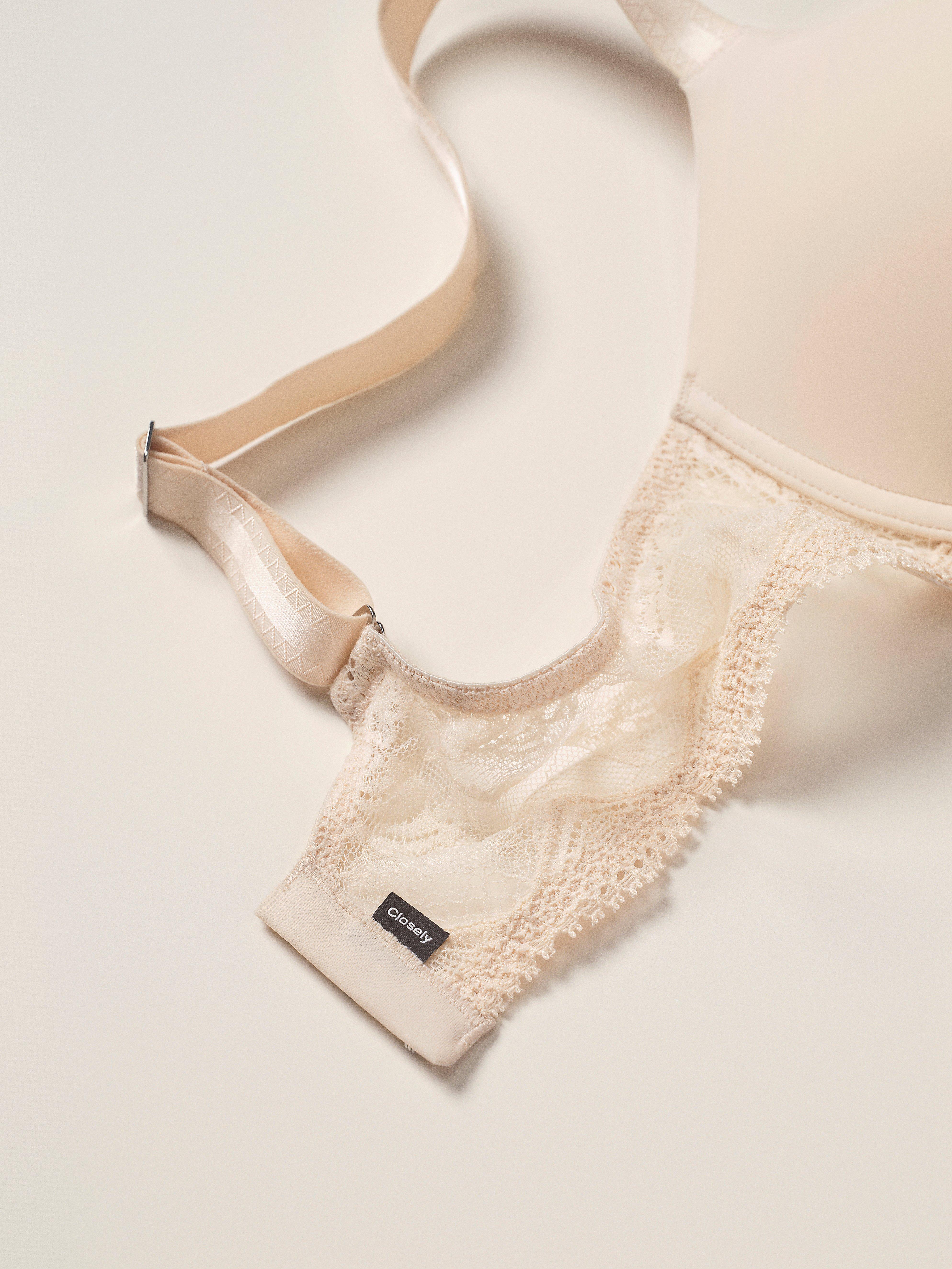 Camiseta de encaje bh – Beige intenso