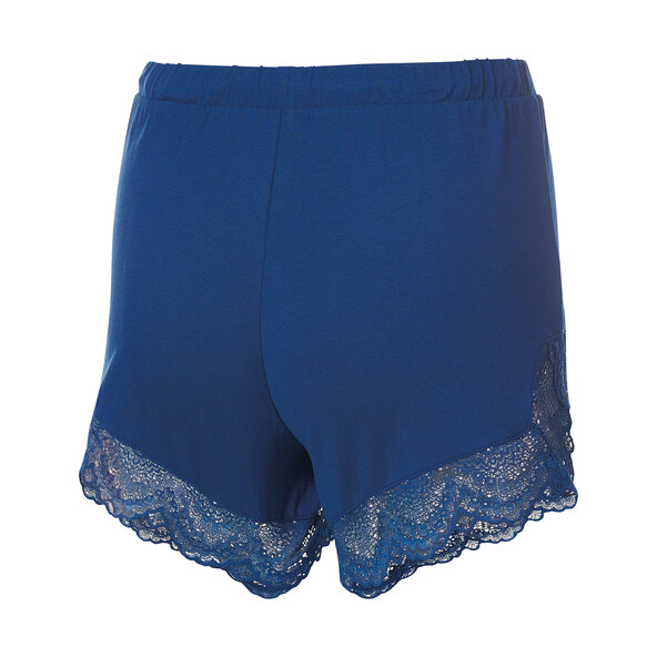 Damen Sommer Shorty Pyjama, navy