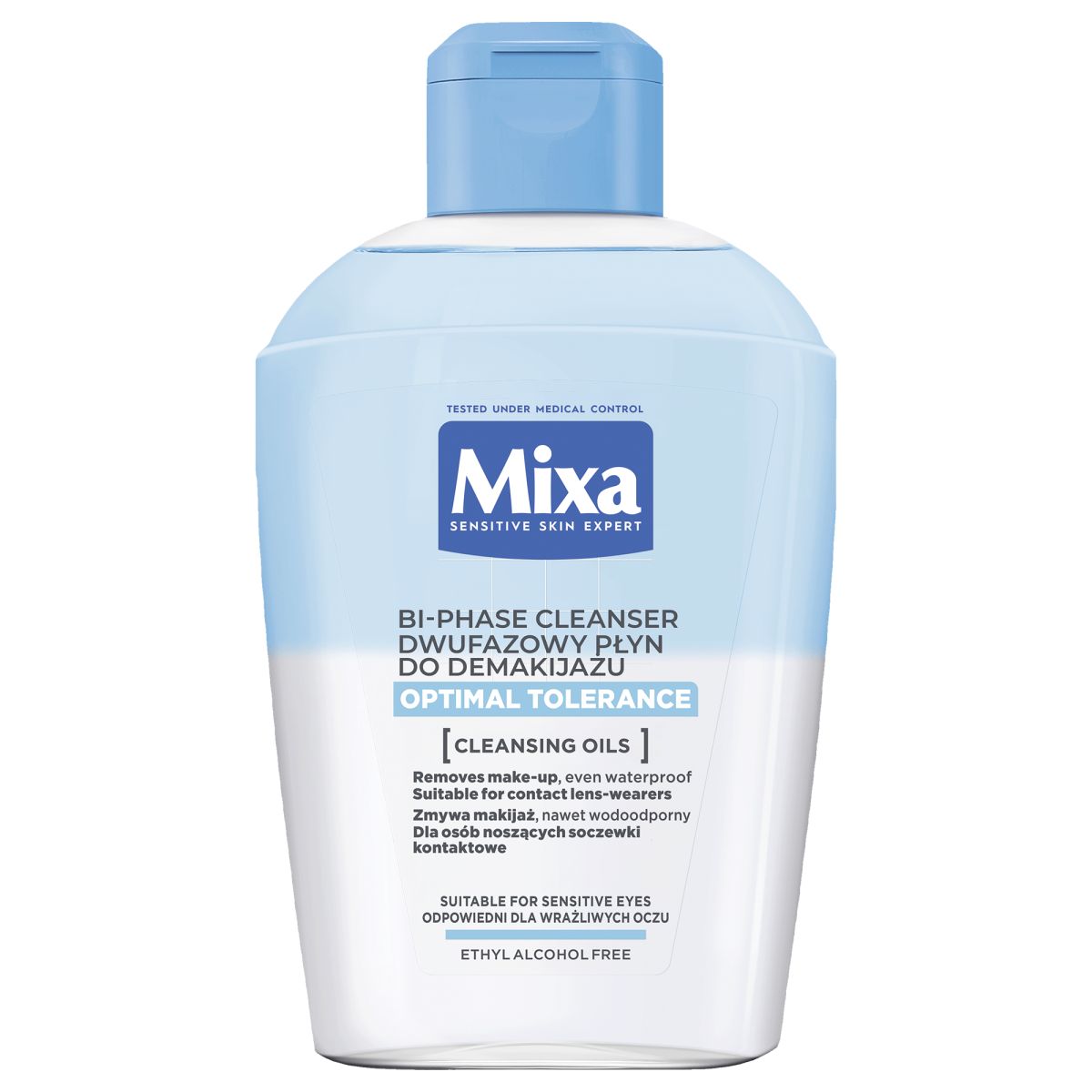 Démaquillant biphasé Mixa 125 ml Expert pour peaux sensibles