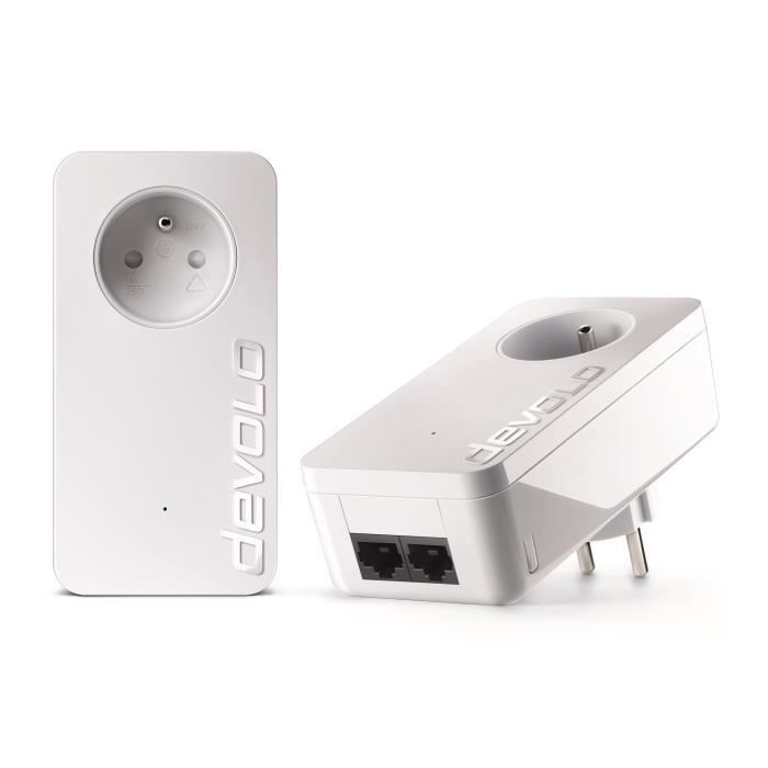 DEVOLO dLAN 550 Duo+ Starter kit  - 2 adaptateurs CPL - 500 Mbits/s