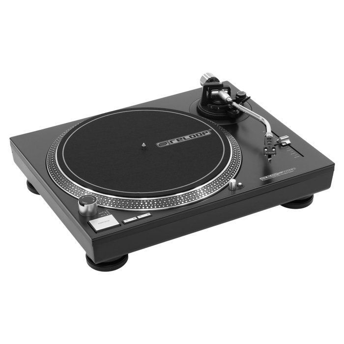 Reloop RP-2000 MK2, toca-discos para DJ com acionamento direto, 33 1/3,45, -8 - 8%, 0,15%, 50 dB, 1 quilograma por centímetro
