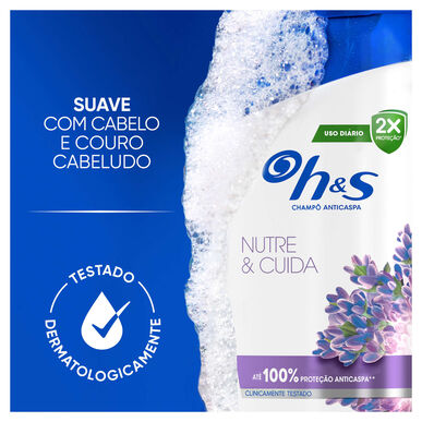 Head & Shoulders hilsettä ehkäisevä shampoo ravitsee ja hoitaa päivittäiseen käyttöön tarkoitettua hilsettä ehkäisevää tasapainottavaa shampoota 330 ml