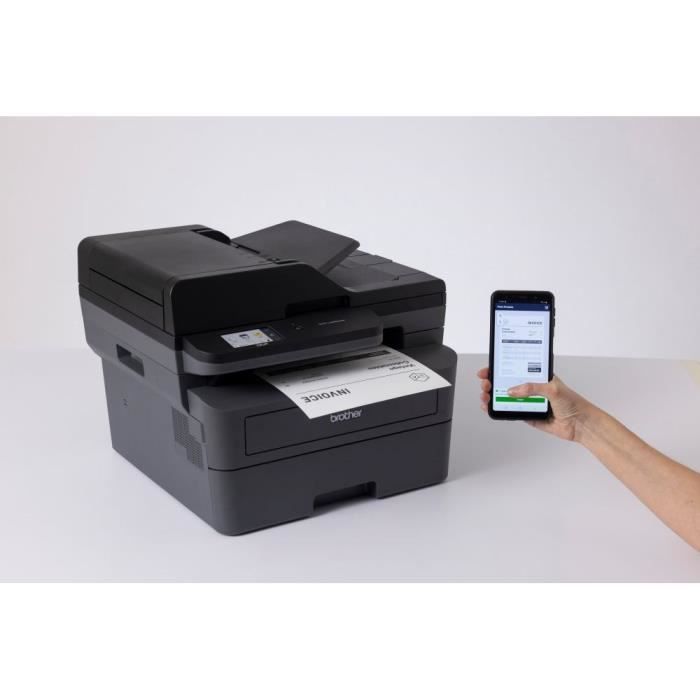 Imprimante multifonction - BROTHER - DCP-L2660DW - 3-en-1 - Monochrome Laser - Ethernet et Wifi
