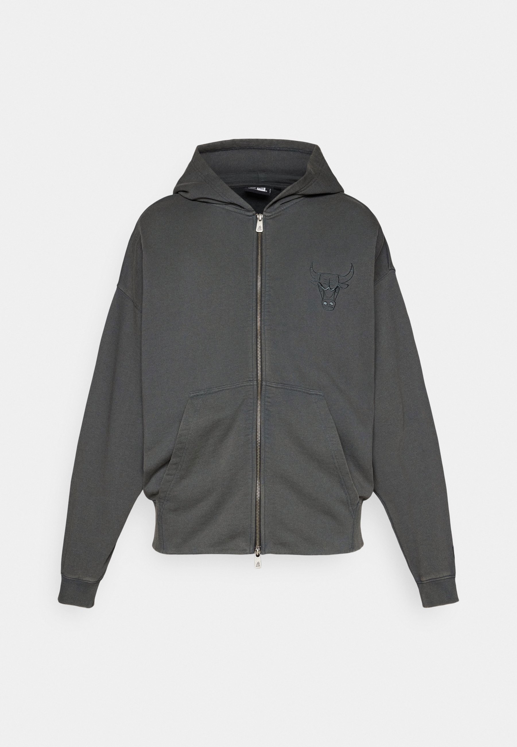 New Era NBA CHICAGO BULLS WASHED FULL ZIP - Clubkleding - grijs