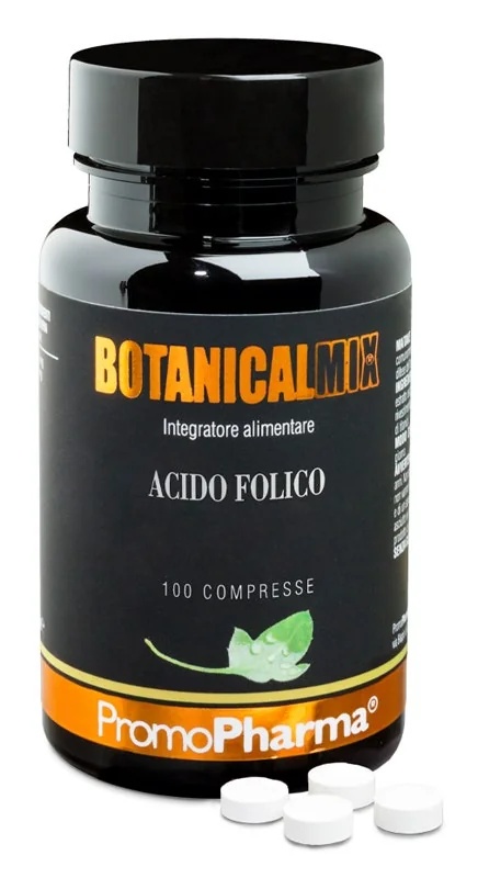 PROMOPHARMA Folna kiselina s botaničkim okusom 100 tableta