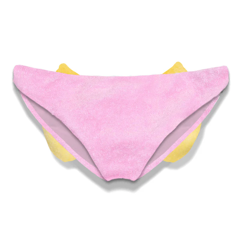 Culotte de bain en tissu éponge pour fille avec nœud