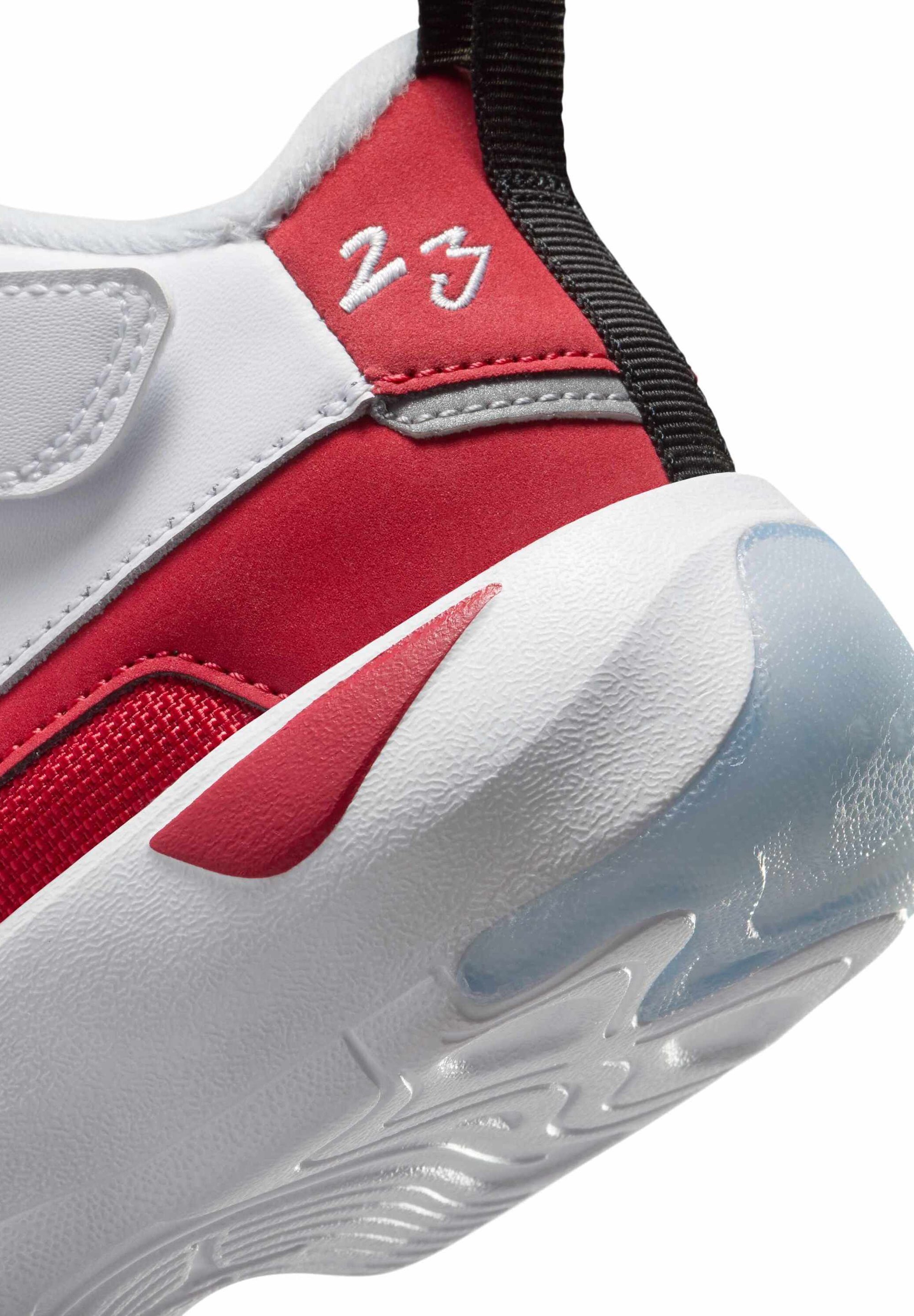 Jordan MAX AURA - Buty sportowe - białe/biało-czerwono-czarne