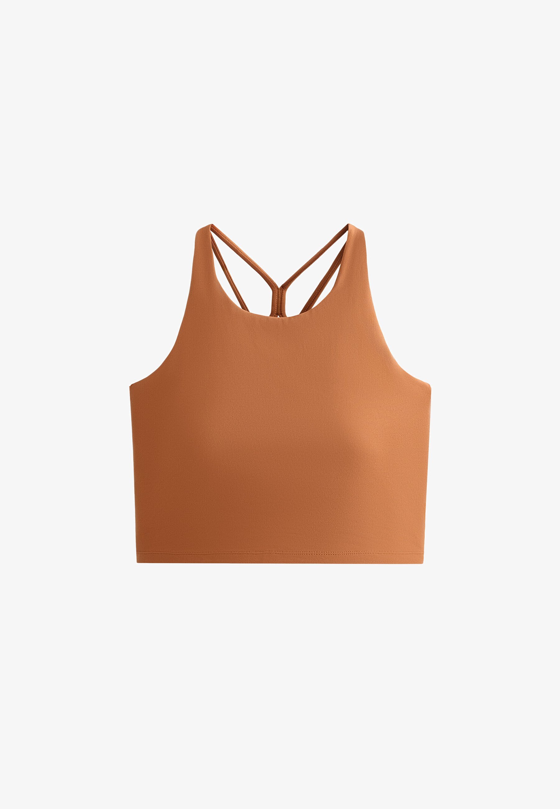 OYSHO COMFORTLUX STRAP WITH CUPS - Topiņš - bronzas krāsā