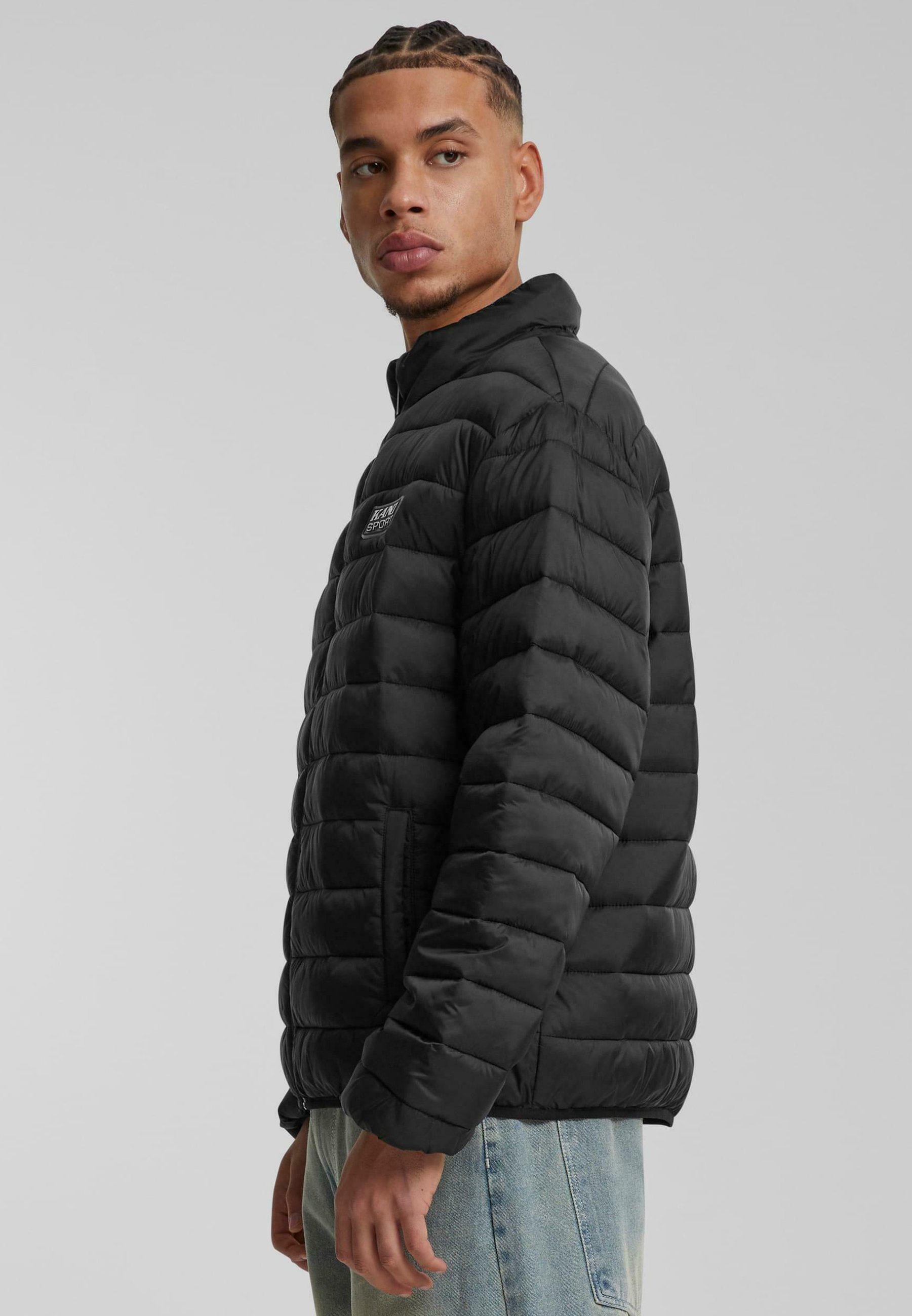 Karl Kani PATCH PUFFER - Winterjas - zwart