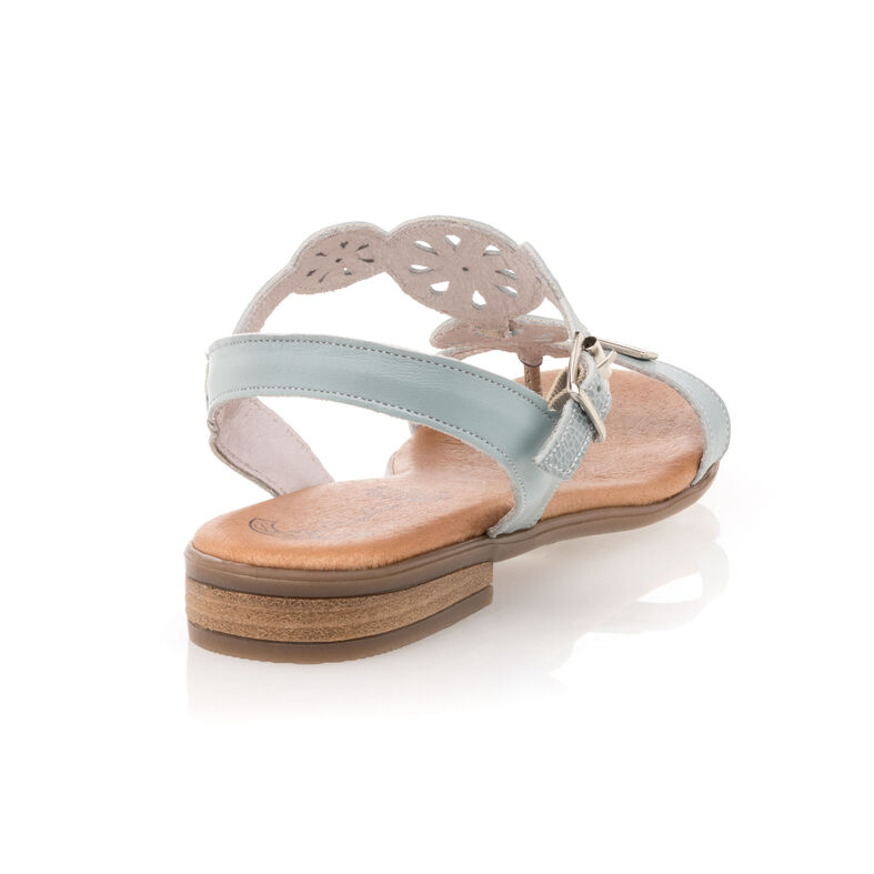 Női kék flip-flop papucsok / tanga szandálok