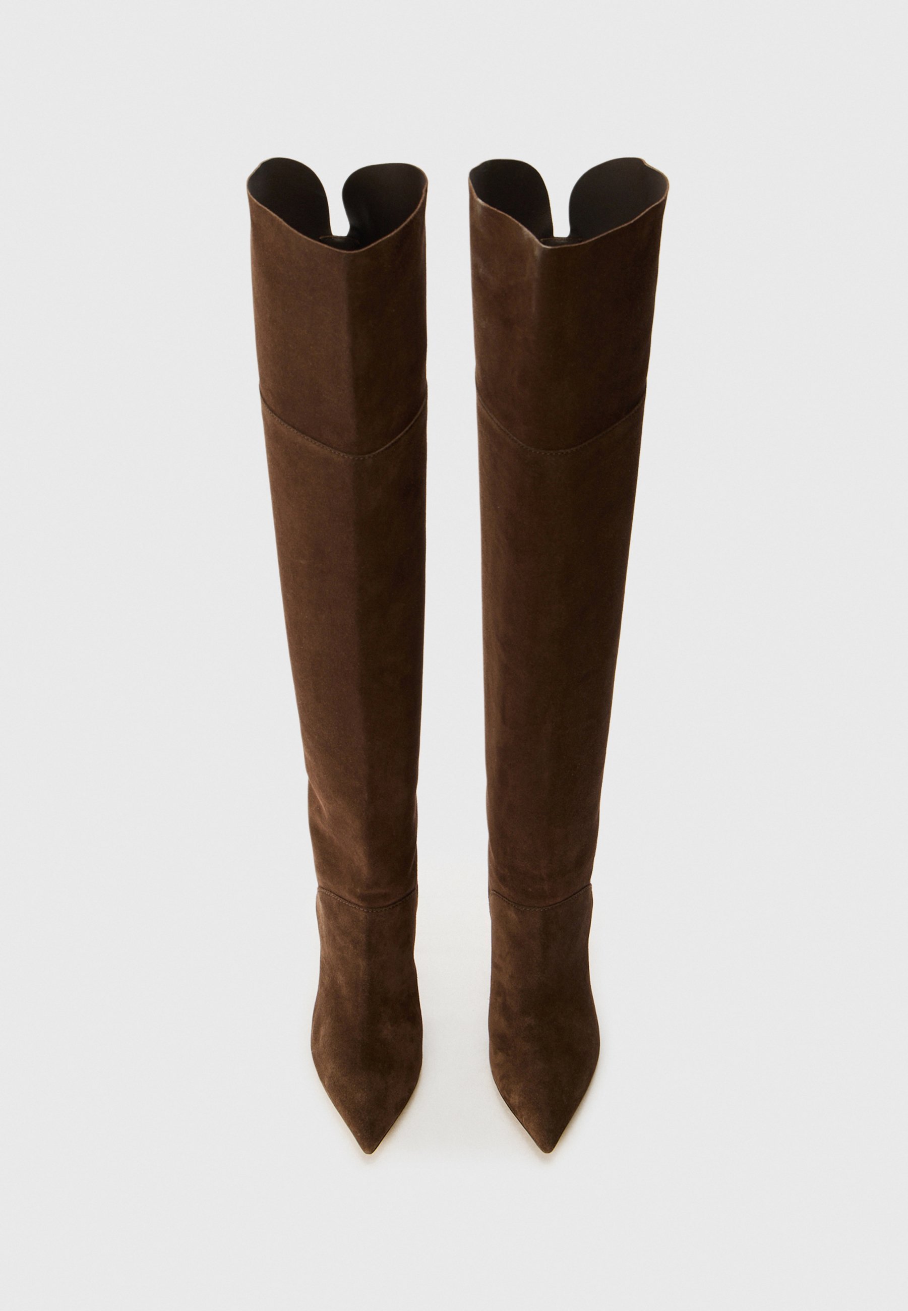 Casadei BLADE ZINCO - Laarzen met hoge hakken - bruin