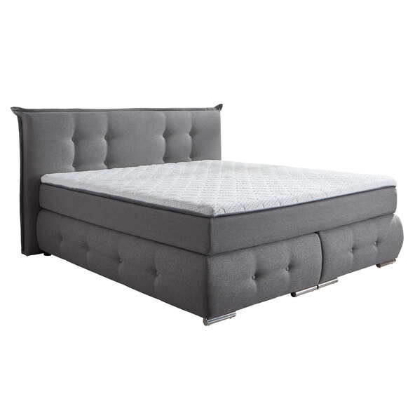 Boxspringbett Classic, γκρι, 160 x 200 εκ.