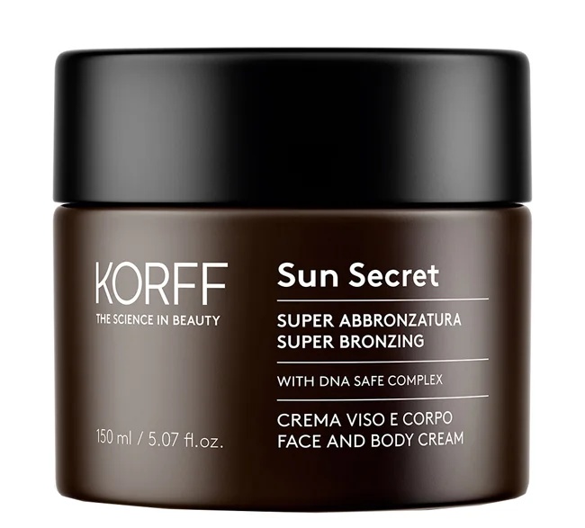 Korff Sun Secret Super Sonnenschutz 150 ml für Gesicht und Körper