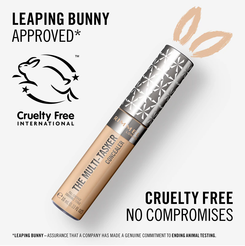 Corretivo multifuncional Rimmel com duração de 24 horas que reduz imperfeições.