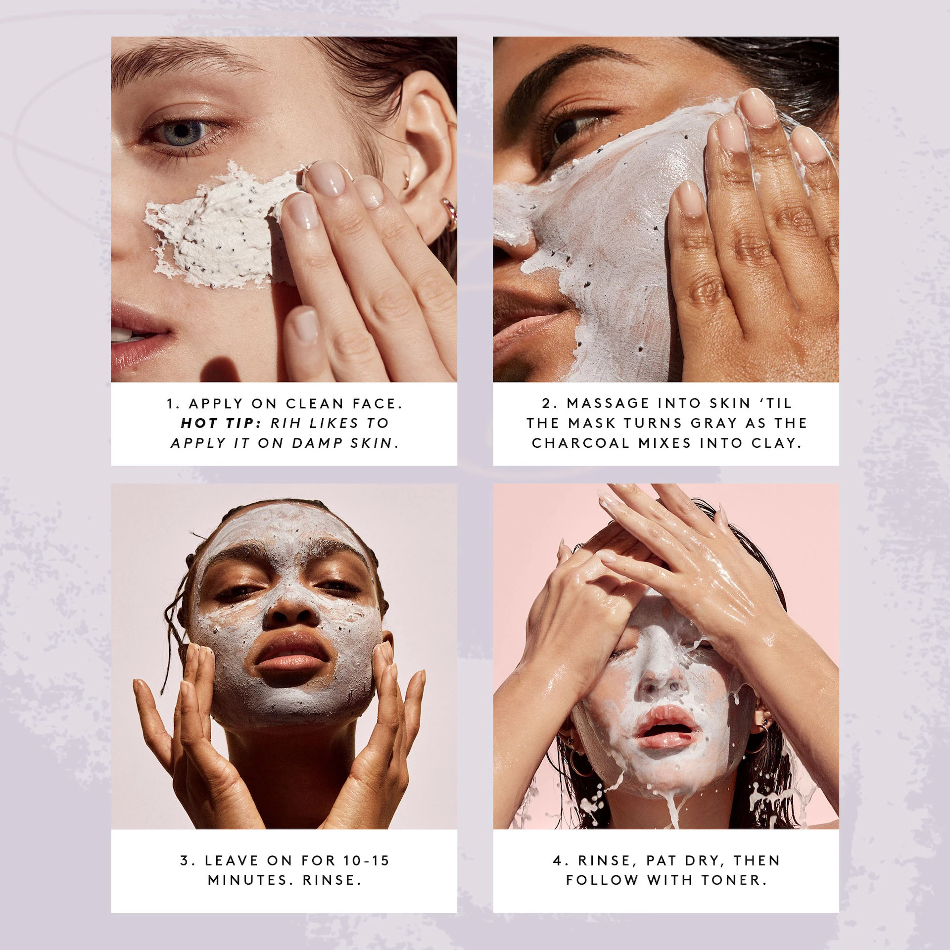 Mască facială detoxifiantă pentru pori cu argilă bătută Cookies N Clean 75 ml - Fenty Skin