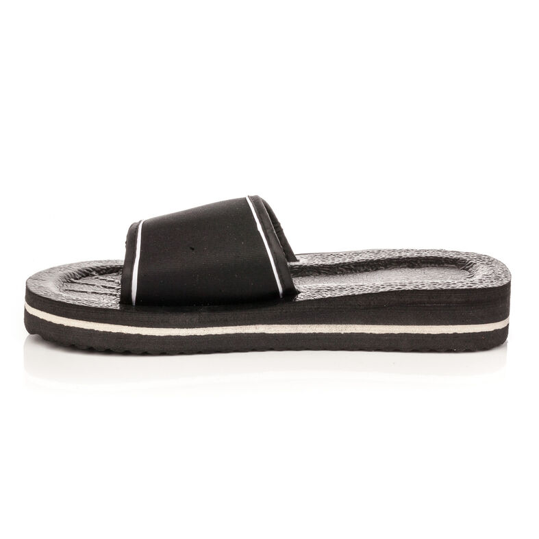 Férfi fekete flip-flop papucsok / tanga szandálok