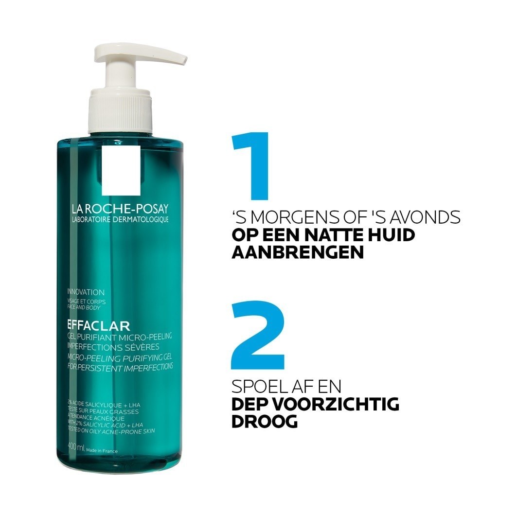 La Roche-Posay Effaclar mikro-piling gel za čišćenje - 400 ml
