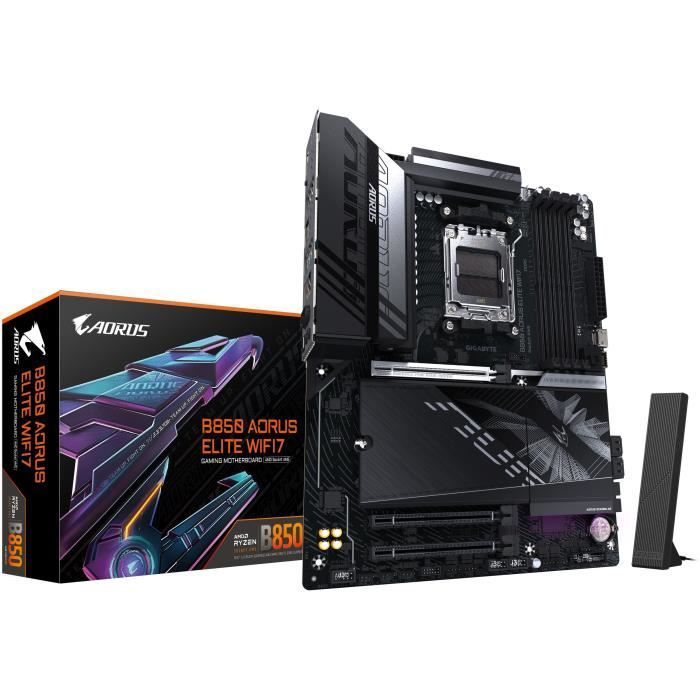 Emolevy - GIGABYTE - B850 AORUS ELITE WIFI7 - Socket AM5 - DDR5 - Wi-Fi 7