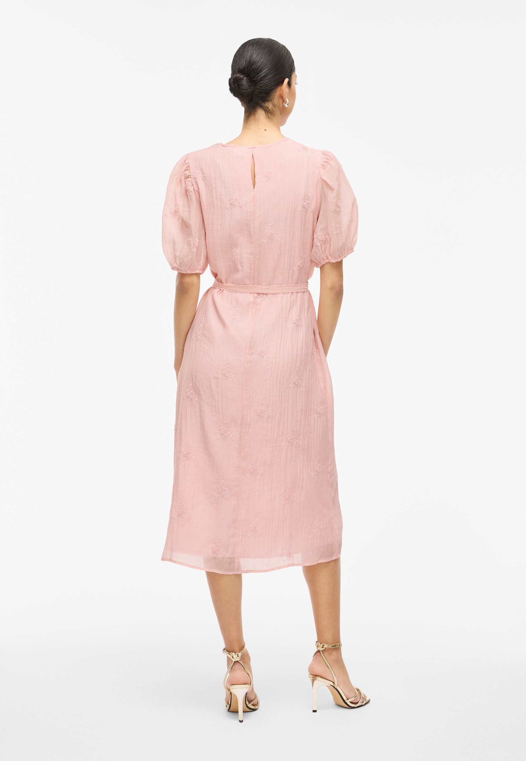 VILA VIHILMA 2/4 MIDI DRESS - Denní šaty - ballerina