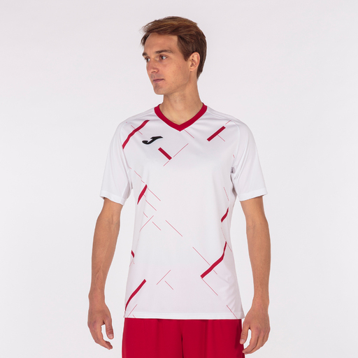 Camiseta Manga Corta Joma Tiger Iii Blanco Rojo
