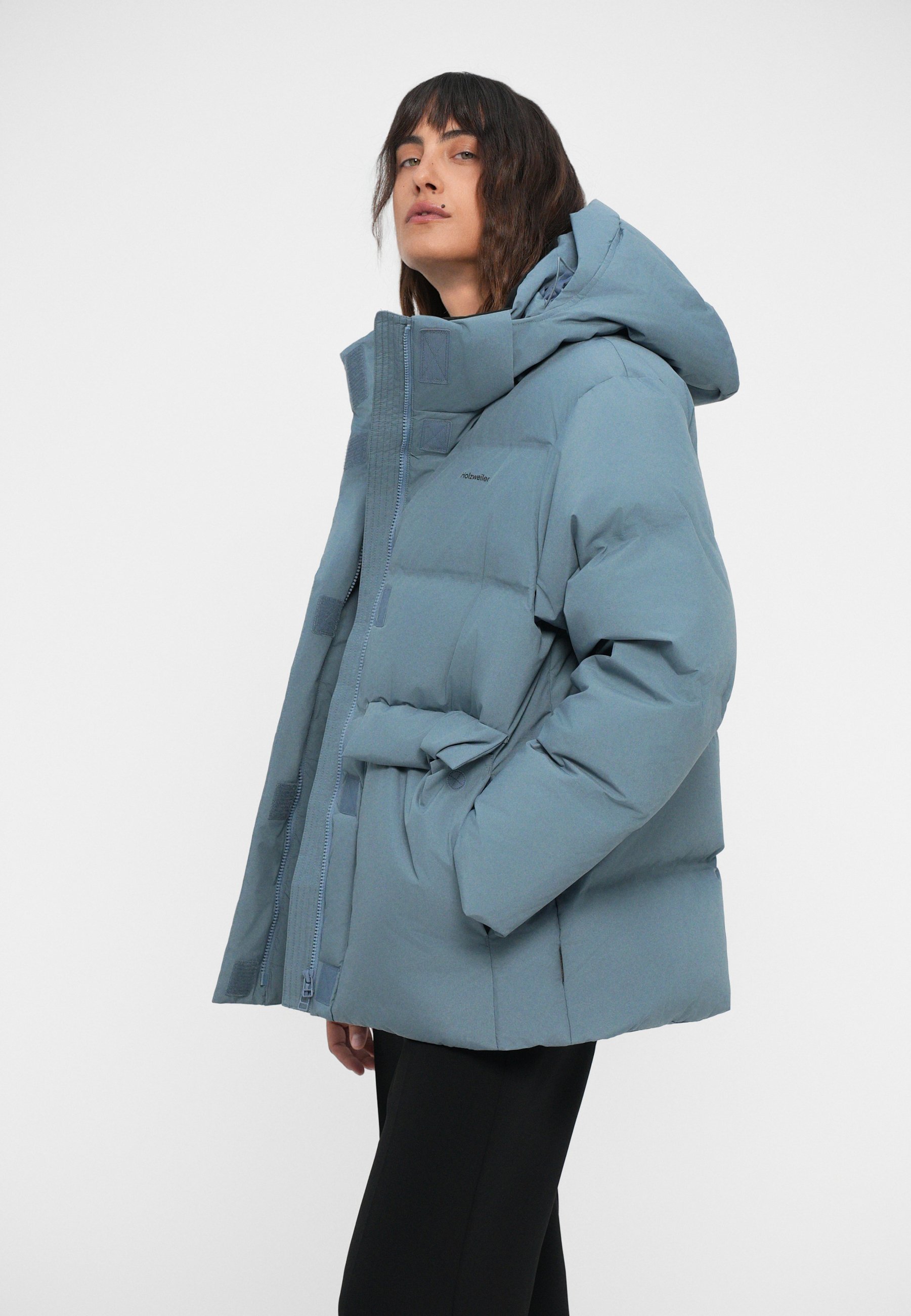Holzweiler BESSEGGEN JACKET - Donsjack - blue aqua