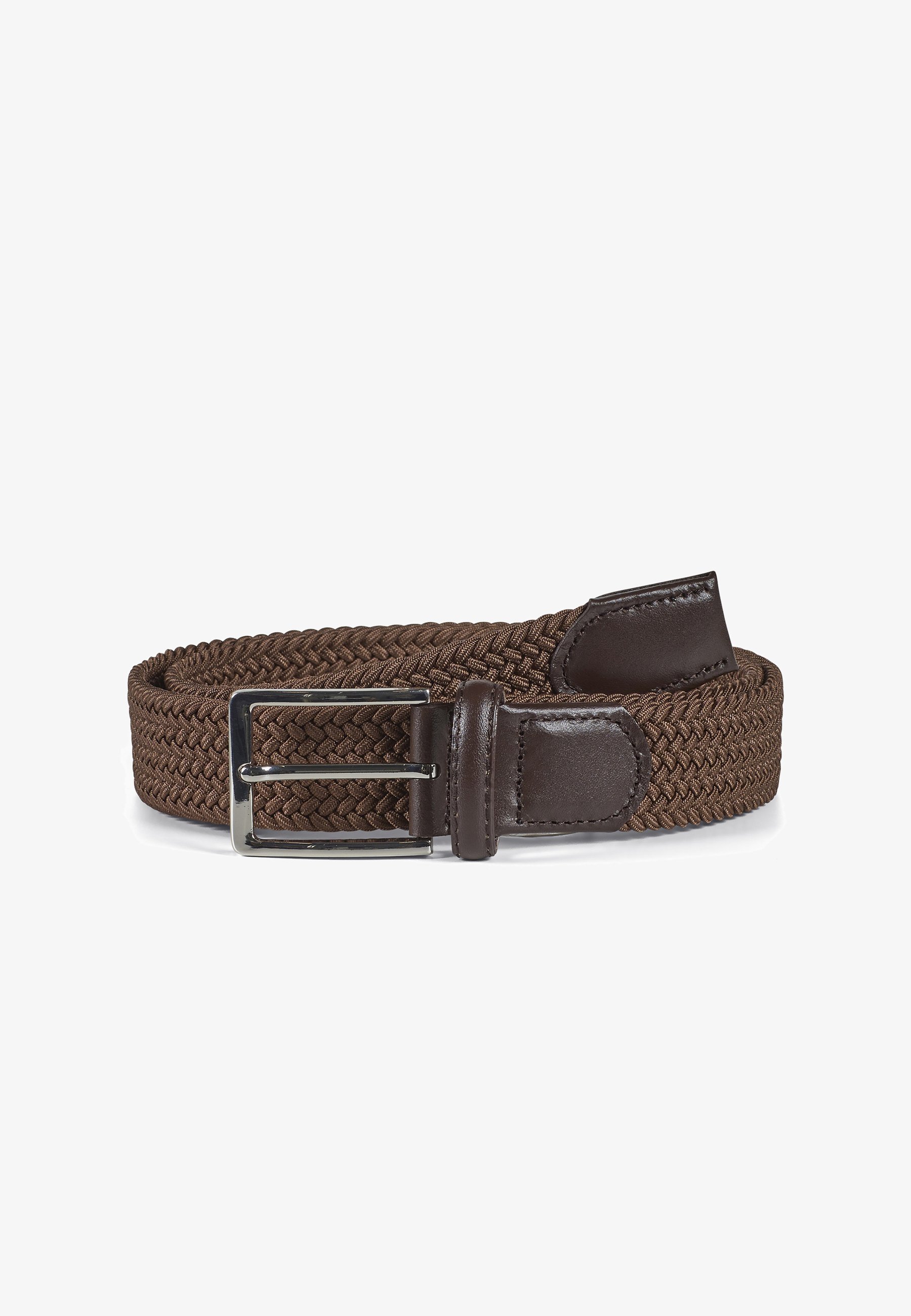 Howard London MARVIN - Gevlochten riem - middenbruin