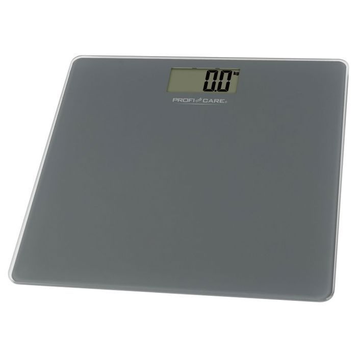 Proficare PC-PW3122-Graue elektronische Badezimmerwaage mit LCD-Display