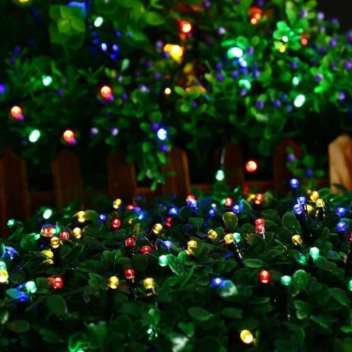 String lights - LYT® - 22m - 200 LEDs - Multi-colour - Solar