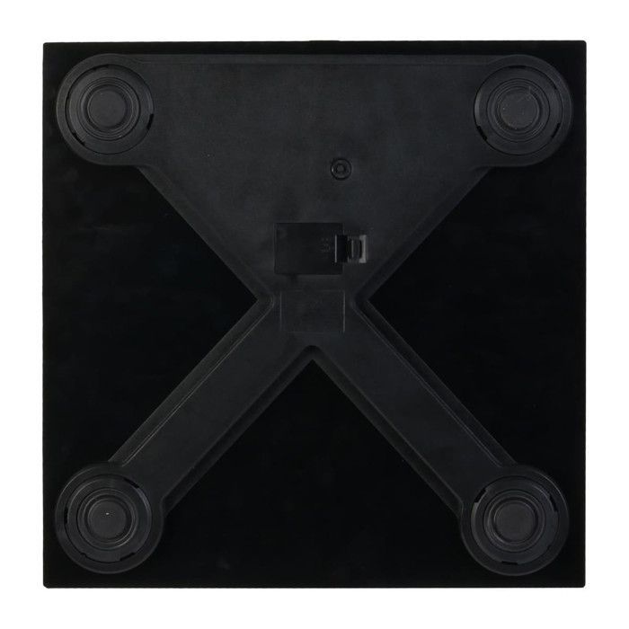 DANNA Elegant Black Digital Bathroom Scale with LCD Screen