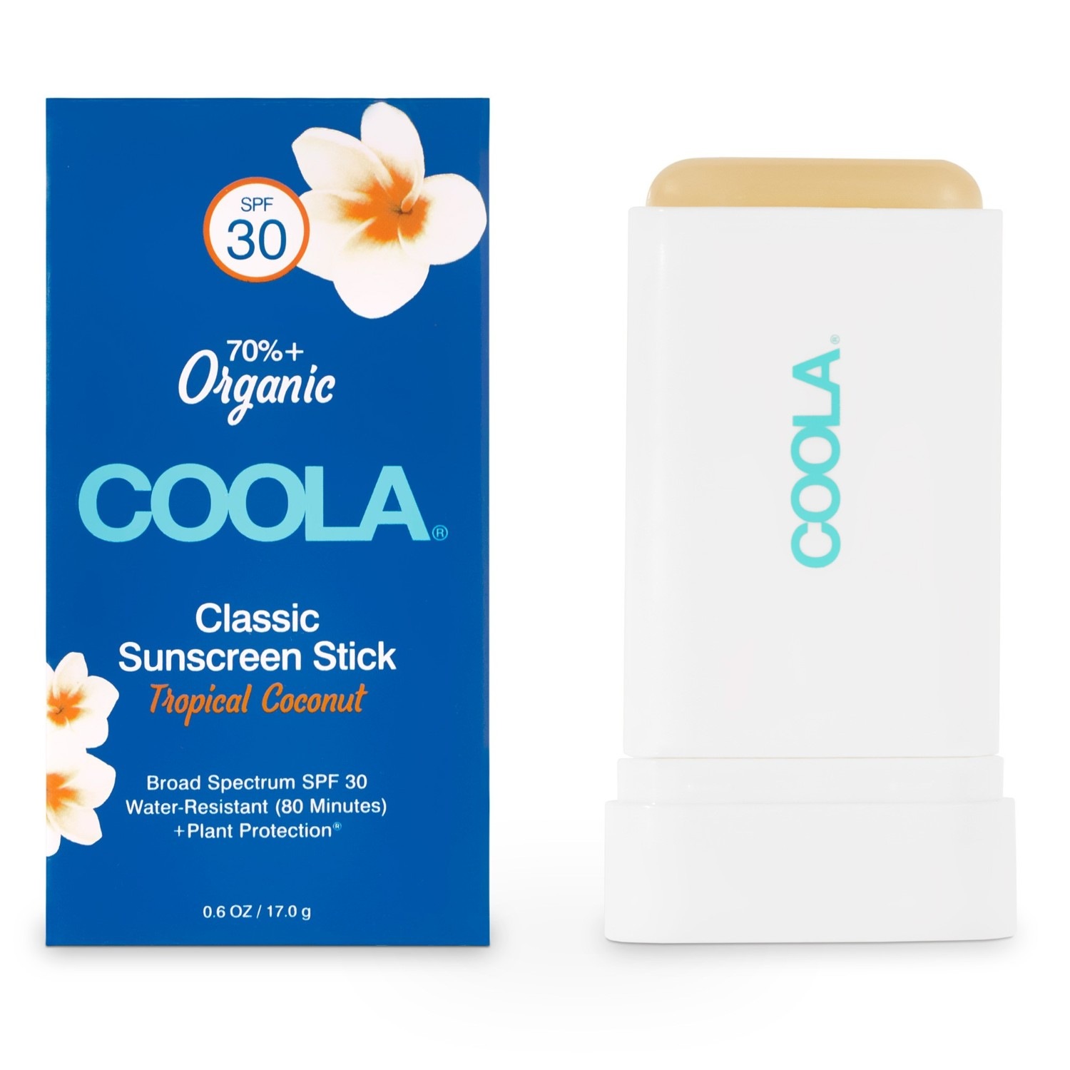 Coola Stick Solaire Visage SPF 30 Tropical Coconut