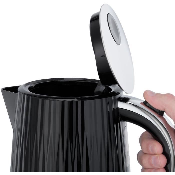 Hervidor de agua - RUSSELL HOBBS - EDEN - 2400 W - 1,7 L - Negro