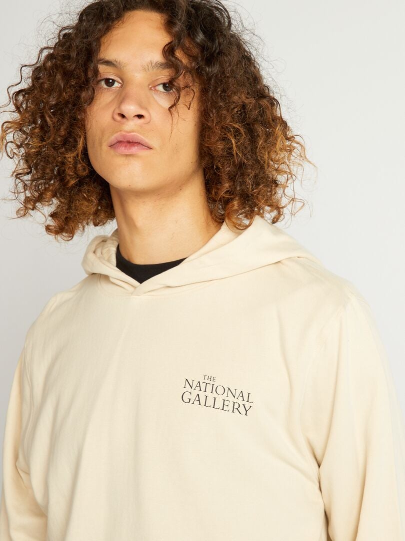 Bluza z kapturem National Gallery – beżowa