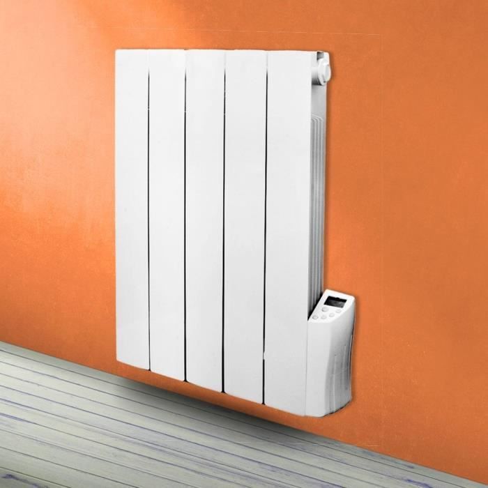 Elektrische radiator met vloeistofvulling - 900W - WARM TECH - 230V - Tot 35m³ - Wit