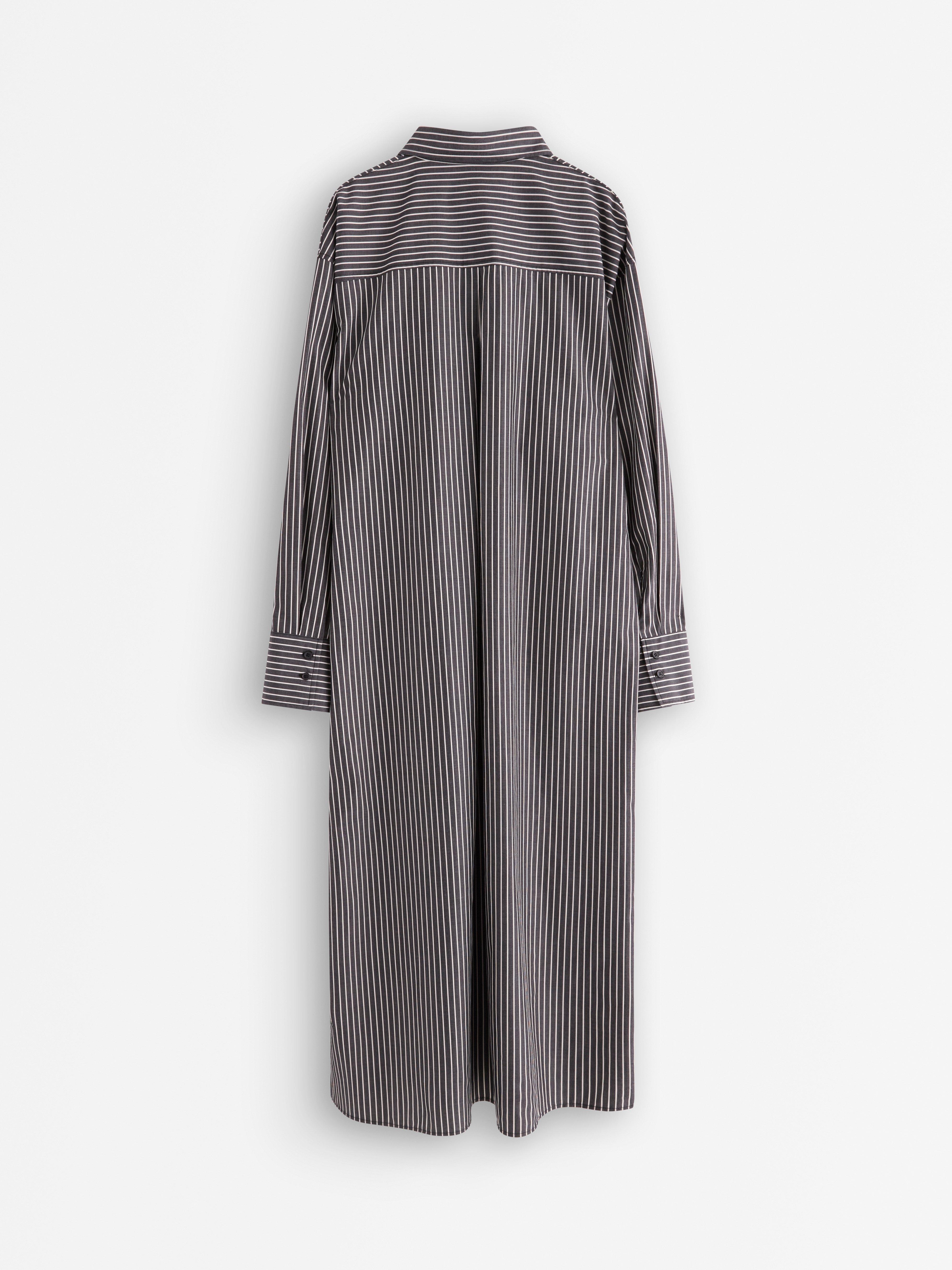 Vestido camisa preto