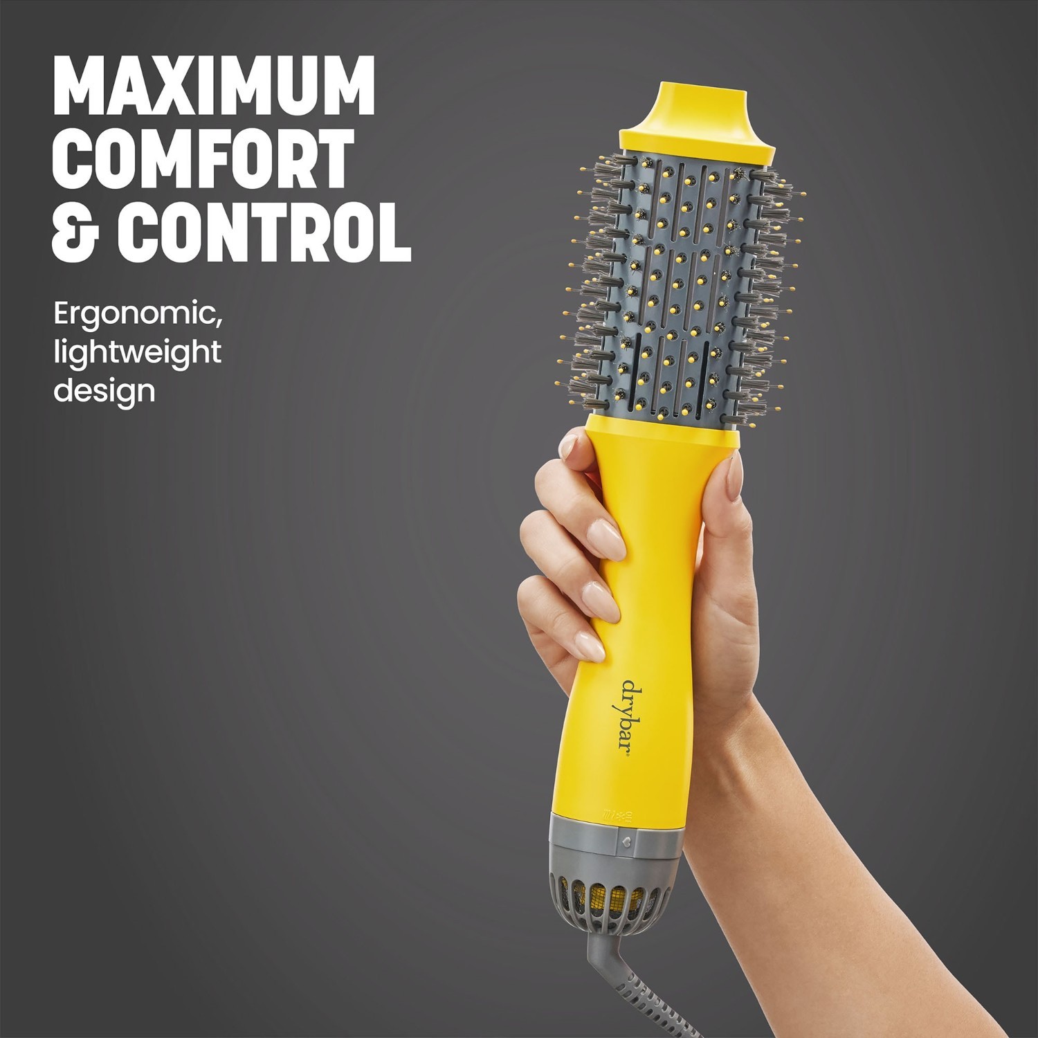 четка за фен за косу drybar, овална четка за фен са двоструким млазом – 1 комад