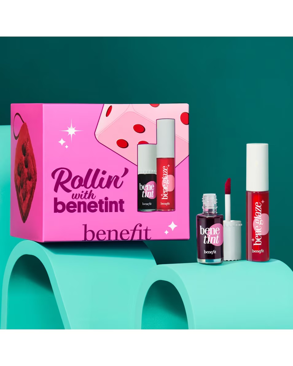 BENEFIT COSMETICS Colecția de sărbători Rollin' with Benetint - Set de machiaj Kerst