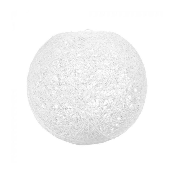Hangende lampenkap - OSTARIA - Bolvormig - Wit - 20 cm - Modern design