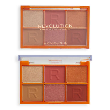 Makeup Revolution Reloaded I See You Orange Mini akių šešėlių paletė