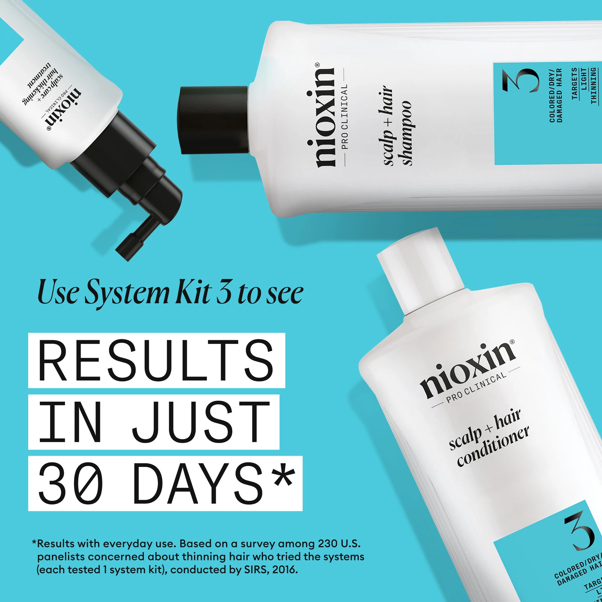 System 3 šampon 1000 ml - Nioxin