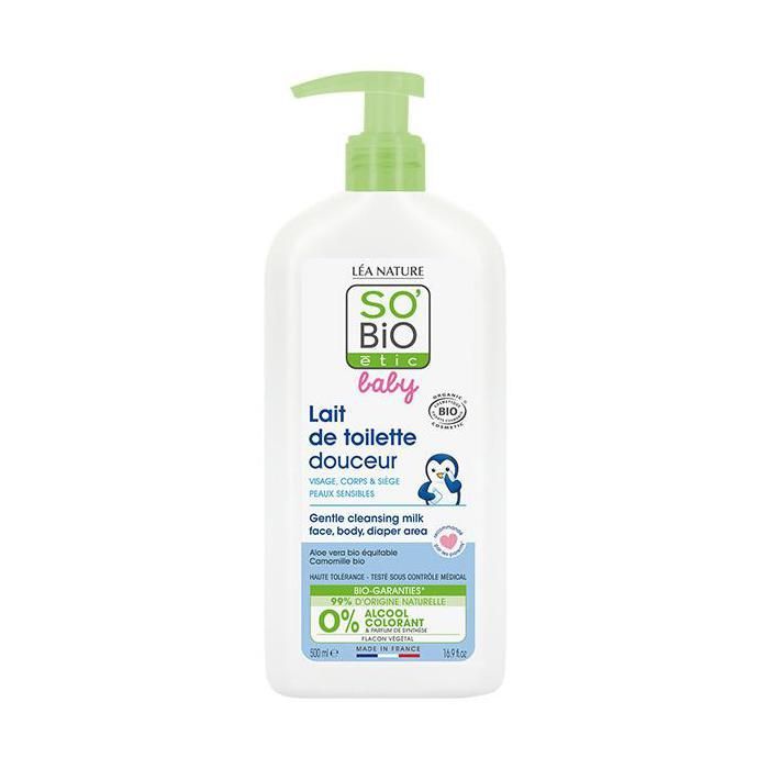 So'Bio Étic Baby Biologische Milde Reinigingsmelk 500ml